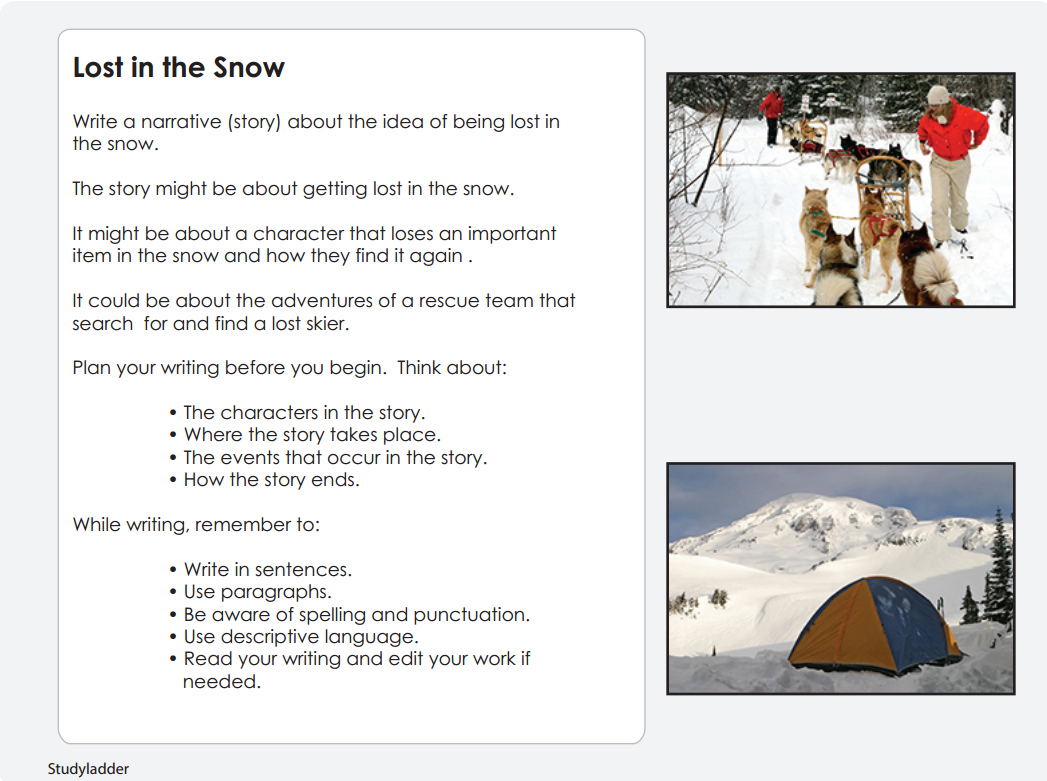 Narrative Lost in the Snow Click to download.